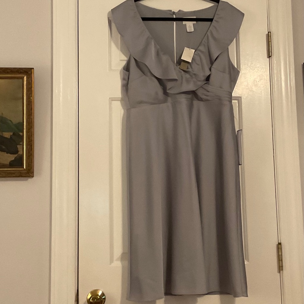 J.Crew Dress in Silver Size 16 NWT